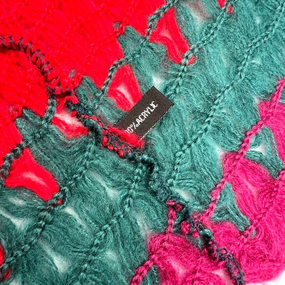 Vintage Zigzag Knit Infinity Scarf - Picture 5 of 7